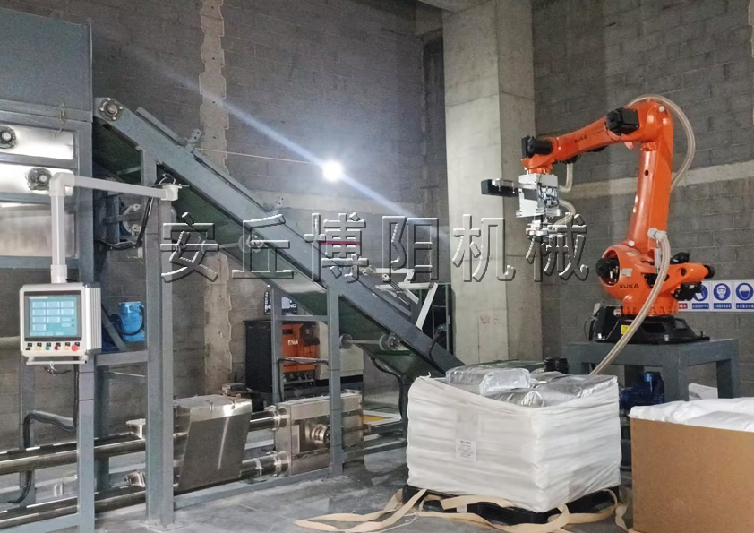 50kg片堿自動拆垛機(jī)器人 粉體全自動拆垛拆包機(jī)技術(shù)原理