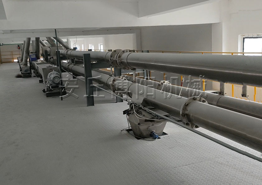 氯化鉀管鏈輸送機優(yōu)勢特點 管鏈式粉體輸送機概述